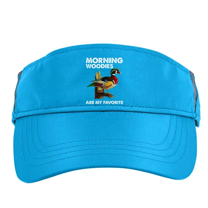 Morning Woodies Are My Favorite Adult Drive Performance Visor