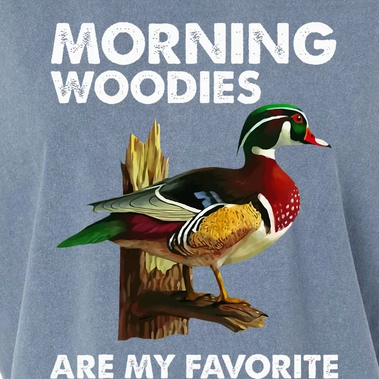 Morning Woodies Are My Favorite Garment-Dyed Women's Muscle Tee