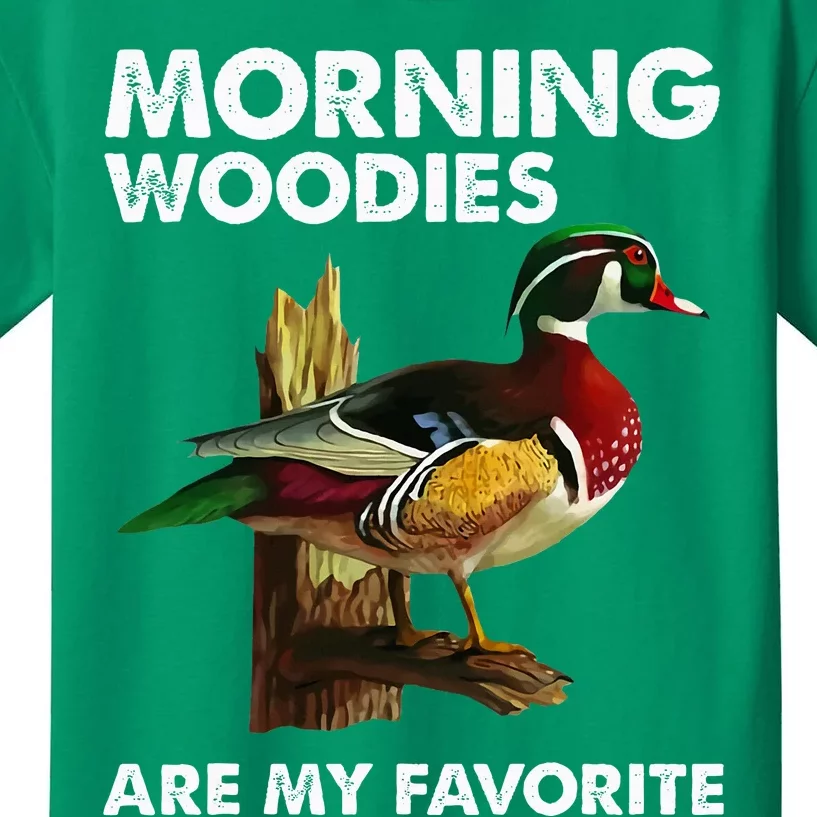 Morning Woodies Are My Favorite Kids T-Shirt