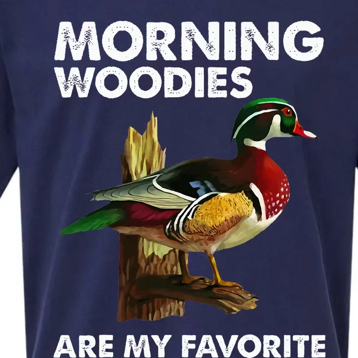 Morning Woodies Are My Favorite Sueded Cloud Jersey T-Shirt