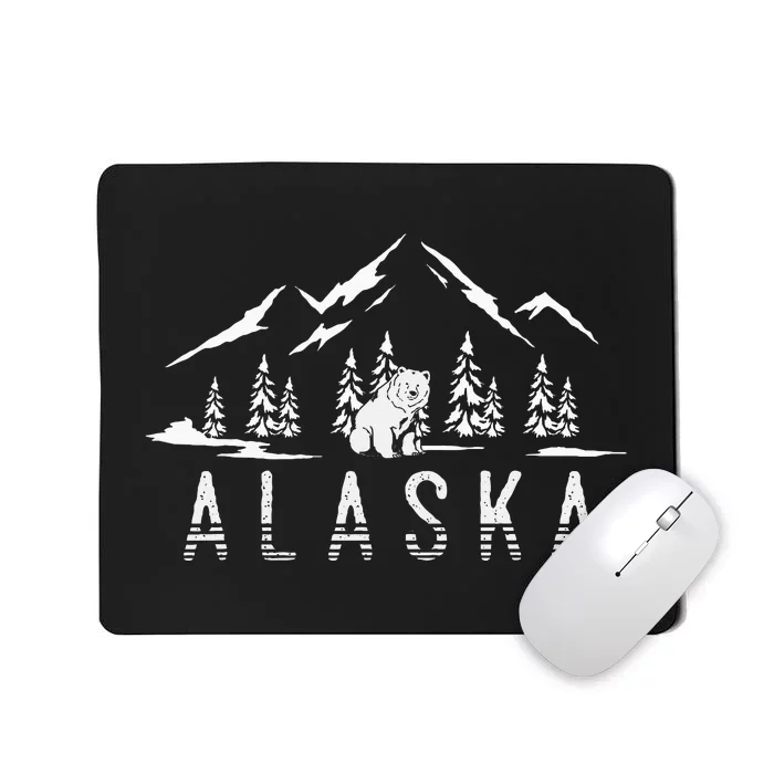 Mountain Wildlife Animal Alaskan Bear Nature Alaska Mousepad