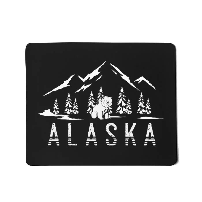 Mountain Wildlife Animal Alaskan Bear Nature Alaska Mousepad