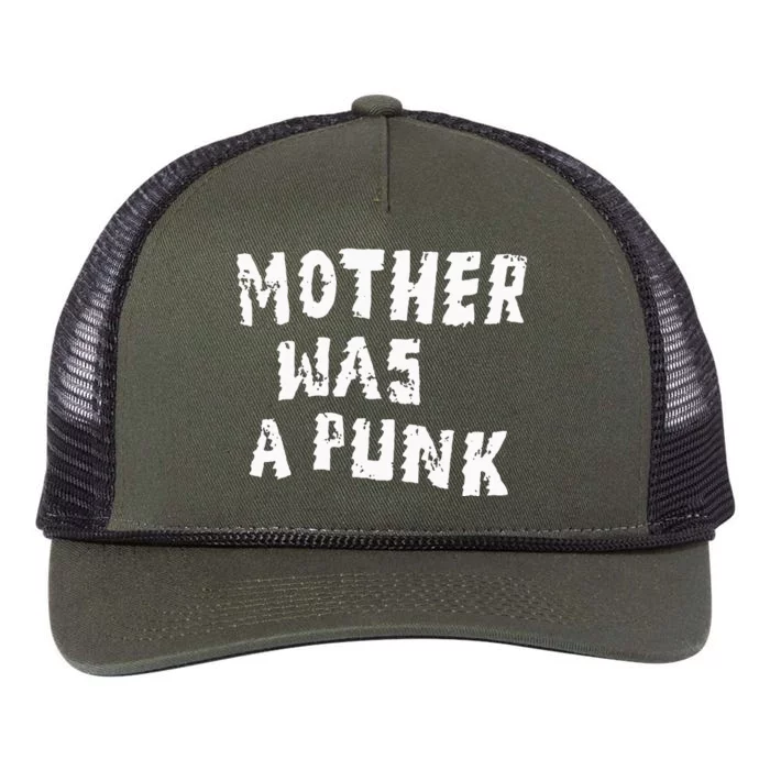 Mother Was A Punk Retro Rope Trucker Hat Cap