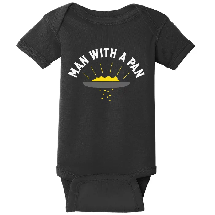 Man With A Pan Gold Panner Gold Mining Gold Panning Miner Baby Bodysuit