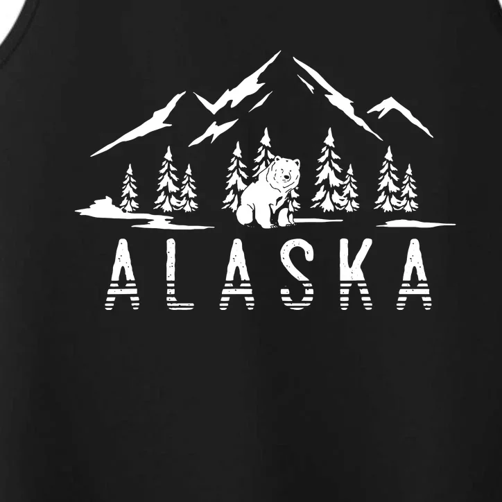 Mountain Wildlife Animal Alaskan Bear Nature Alaska Performance Tank