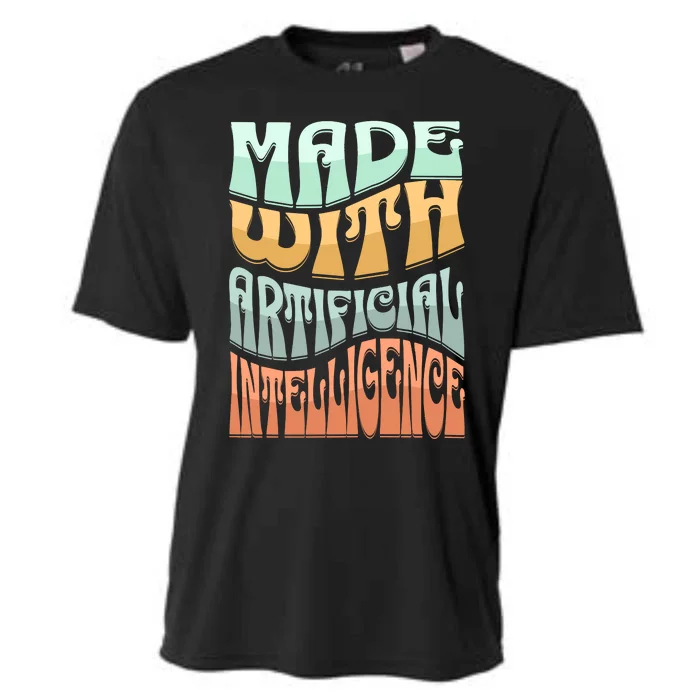 Made With Artificial Intelligence Cooling Performance Crew T-Shirt