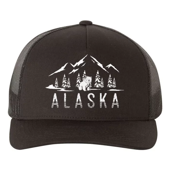 Mountain Wildlife Animal Alaskan Bear Nature Alaska Yupoong Adult 5-Panel Trucker Hat