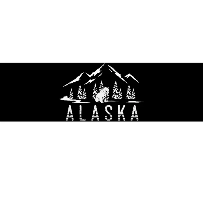 Mountain Wildlife Animal Alaskan Bear Nature Alaska Bumper Sticker