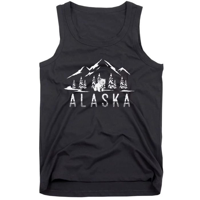 Mountain Wildlife Animal Alaskan Bear Nature Alaska Tank Top