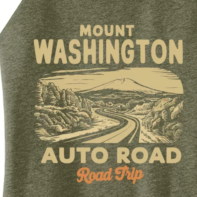 Mount Washington Auto Road Road Trip Adventure Women’s Perfect Tri Rocker Tank