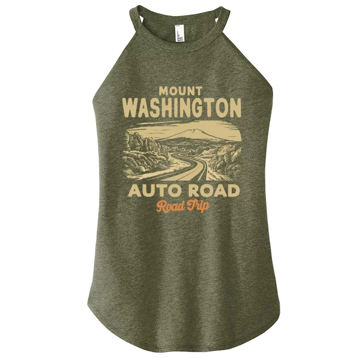 Mount Washington Auto Road Road Trip Adventure Women’s Perfect Tri Rocker Tank