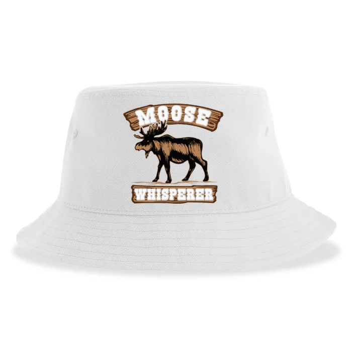 Moose Whisperer Bull Moose Sustainable Bucket Hat