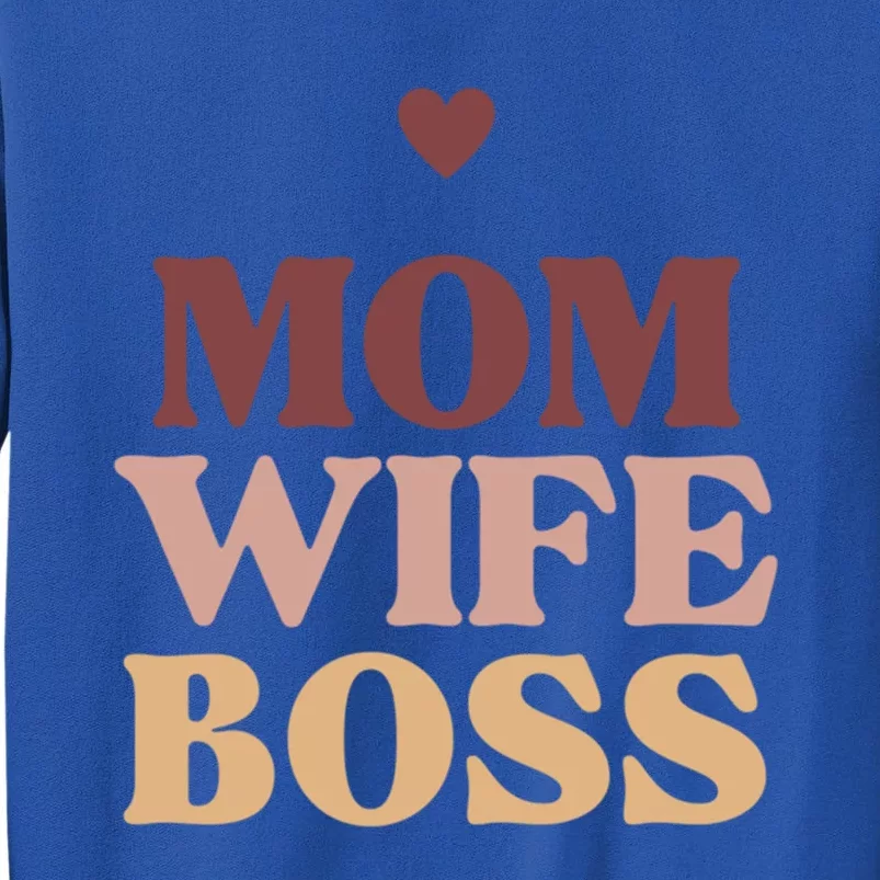 Mom Wife Boss Gift Sweatshirt