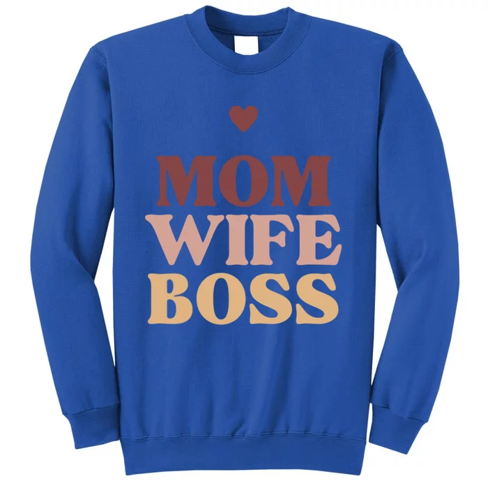 Mom Wife Boss Gift Sweatshirt