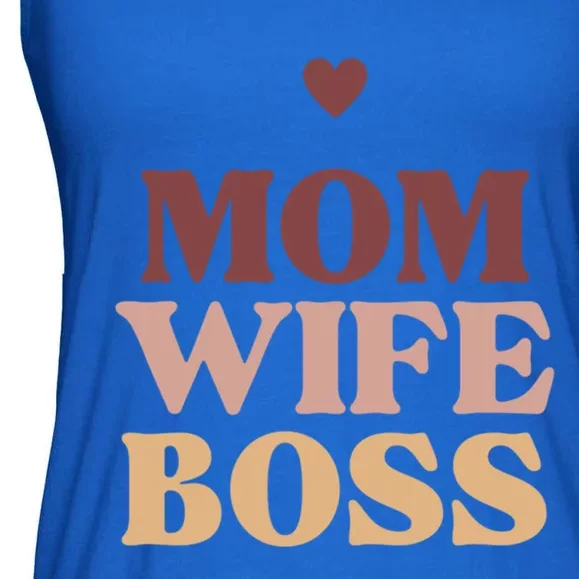 Mom Wife Boss Gift Ladies Essential Flowy Tank