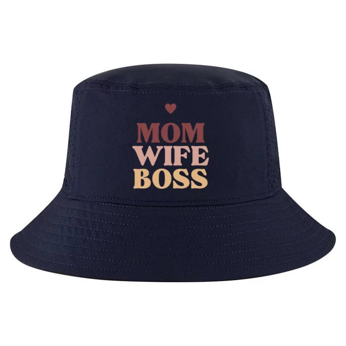 Mom Wife Boss Gift Cool Comfort Performance Bucket Hat