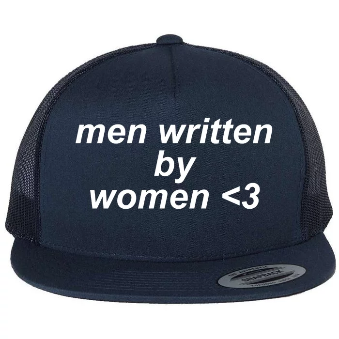 Men Written By Women Flat Bill Trucker Hat