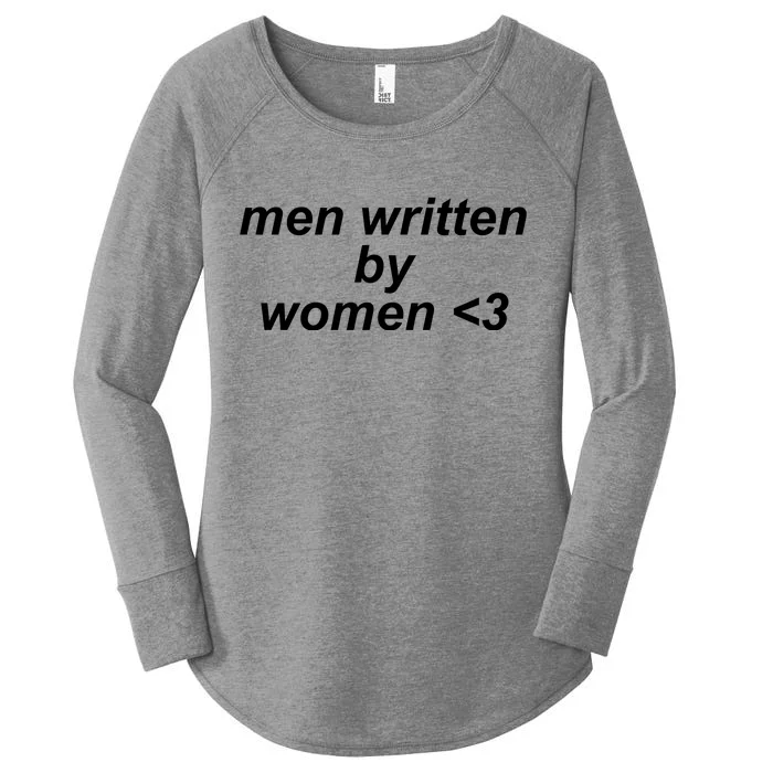 Men Written By Women Women's Perfect Tri Tunic Long Sleeve Shirt