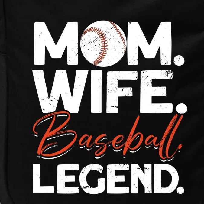 Mom Wife Baseball Legend Cute Gift Baseball Mom Gift Impact Tech Backpack