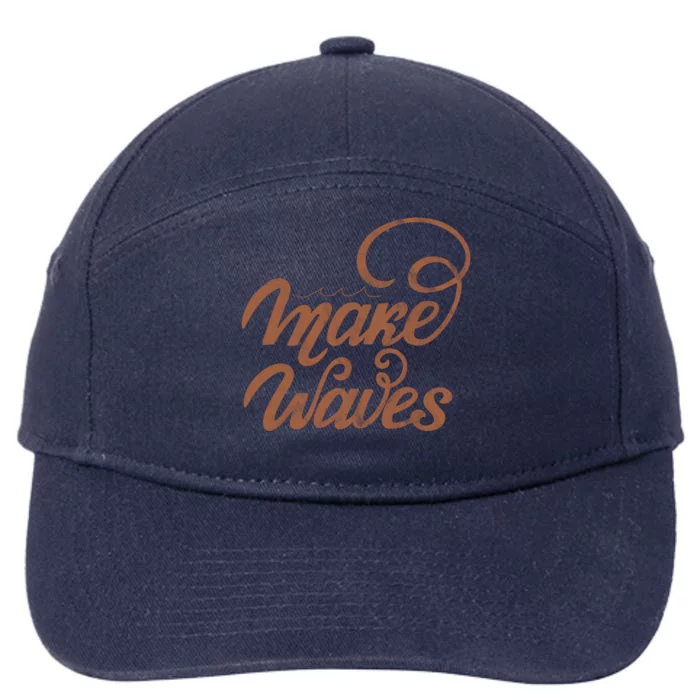 Make Waves Beach Vacation 7-Panel Snapback Hat