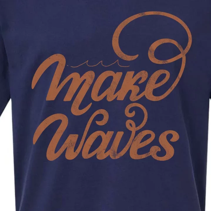 Make Waves Beach Vacation Sueded Cloud Jersey T-Shirt