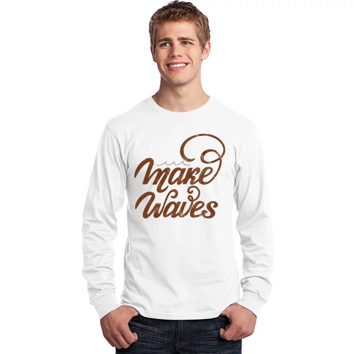 Make Waves Beach Vacation Long Sleeve Shirt