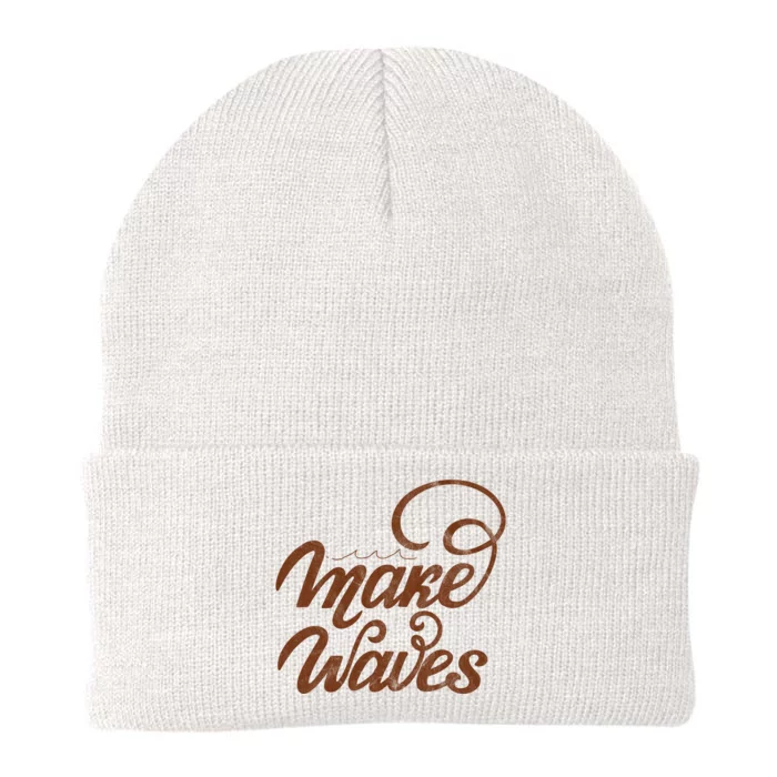 Make Waves Beach Vacation Knit Cap Winter Beanie