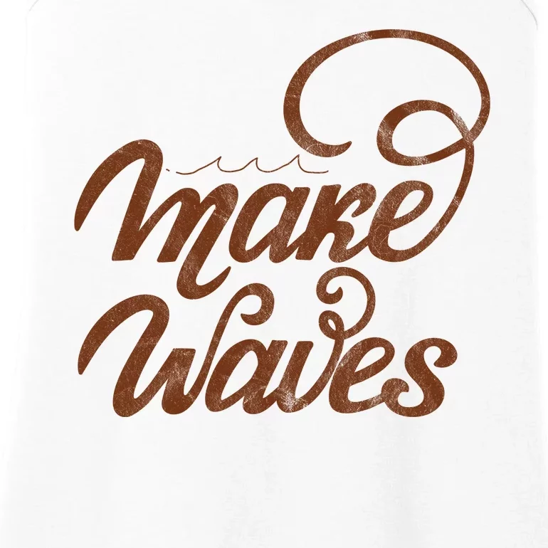 Make Waves Beach Vacation Ladies Essential Tank