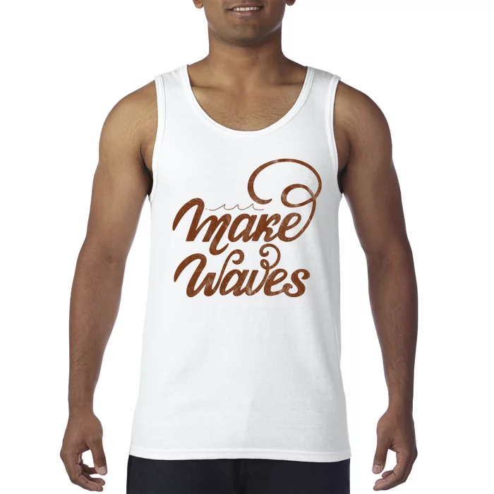 Make Waves Beach Vacation Tank Top