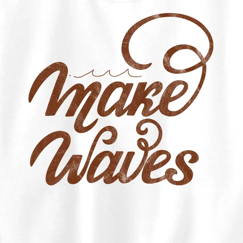 Make Waves Beach Vacation Kids Sweatshirt