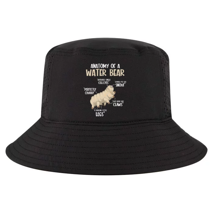 Microbiology Water Bear Science Facts Tardigrade Anatomy Cool Comfort Performance Bucket Hat