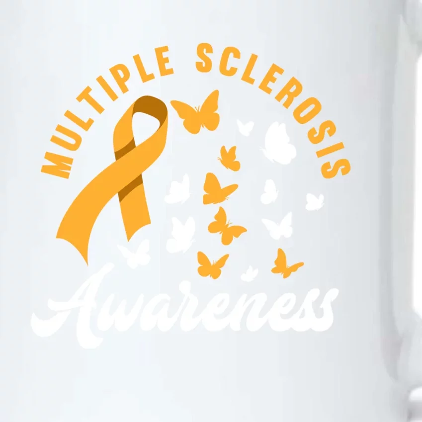 Ms Warrior Butterfly Ms Multiple Sclerosis Awareness Great Gift Black Color Changing Mug