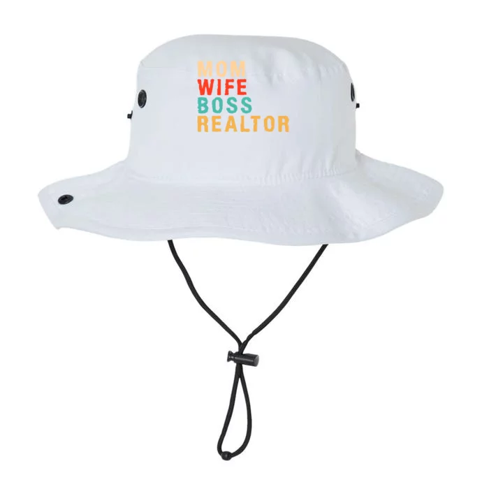 Mom Wife Boss Realtor Cute Mothers Day Gift Cute Gift Legacy Cool Fit Booney Bucket Hat