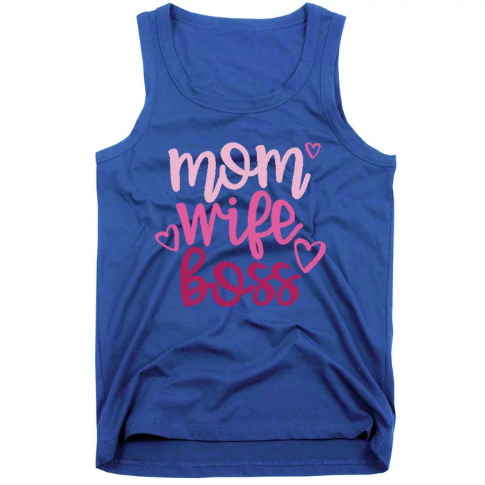 Mom Wife Boss Funny Gift Tank Top