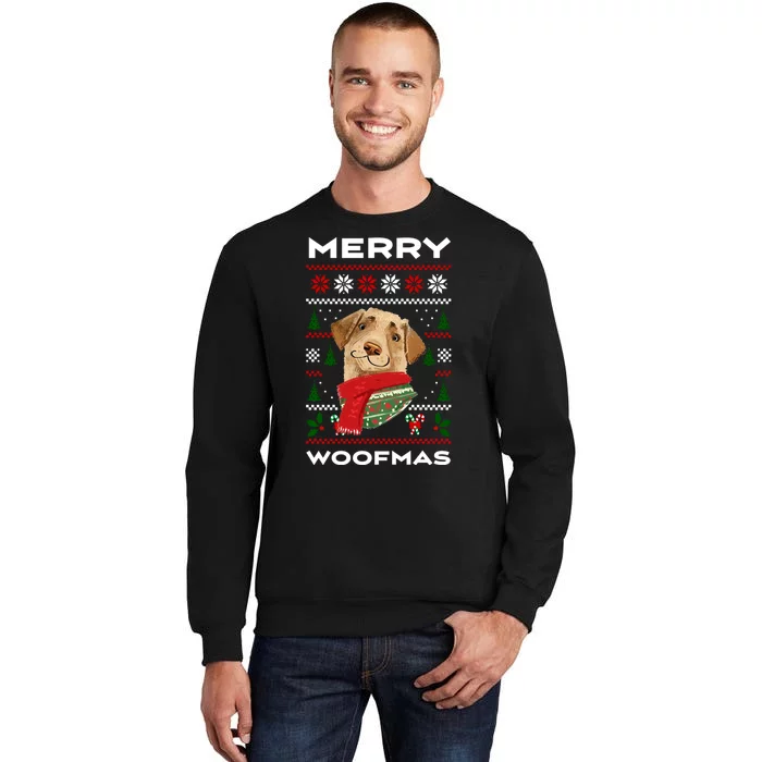 Merry Woofmas Cute Dog Ugly Christmas Sweatshirt