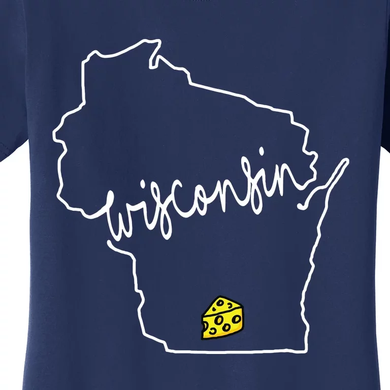 Madison Wisconsin Cheese Funny Wi Home State Women's T-Shirt