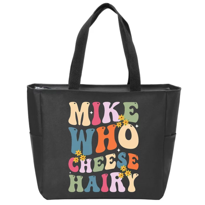 Mike Who Cheese Hairy Zip Tote Bag