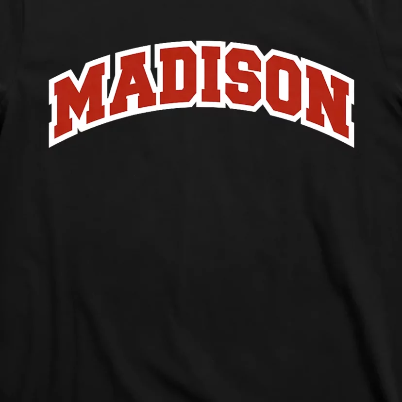 Madison Wisconsin Classic Athletic Sports T-Shirt