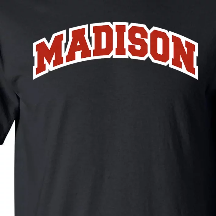 Madison Wisconsin Classic Athletic Sports Tall T-Shirt