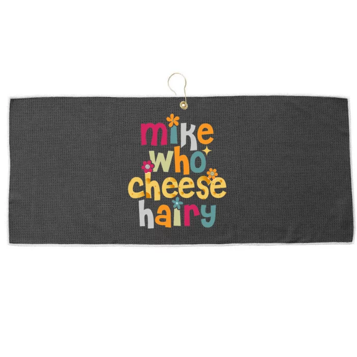 Mike Who Cheese Hairy Large Microfiber Waffle Golf Towel