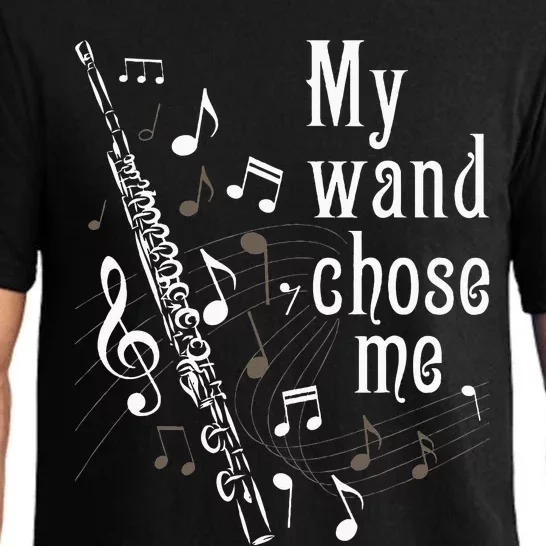 My Wand Chose Me Flute Player Flutist Marching Band Music Pajama Set