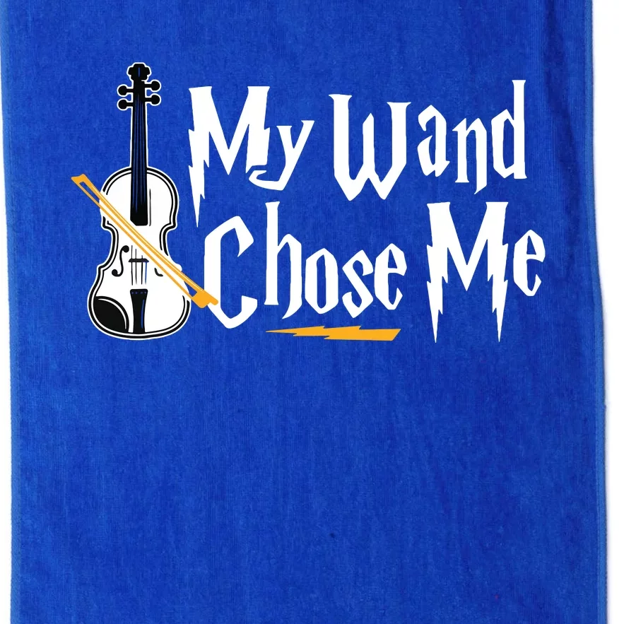 My Wand Chose Me Violin Player Violinist Music Platinum Collection Golf Towel