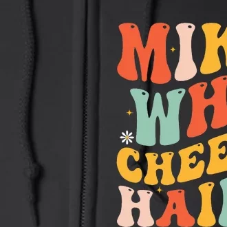 Mike Who Cheese Hairy Funny Adult Meme Social Media joke Full Zip Hoodie