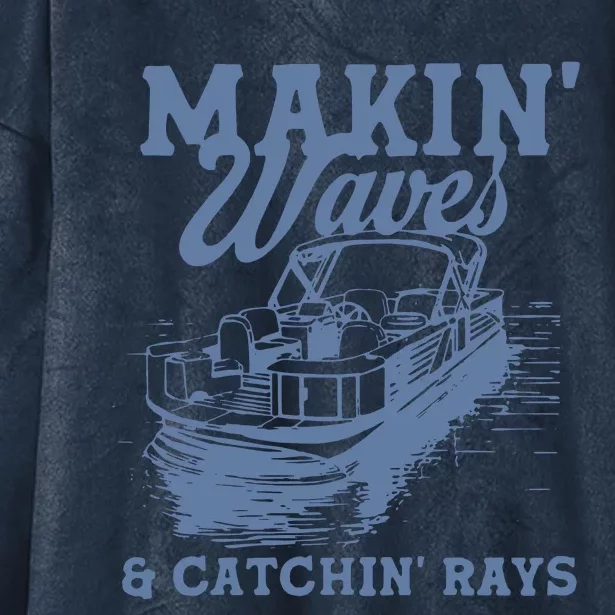 Makin Waves & Catchin Rays Hooded Wearable Blanket