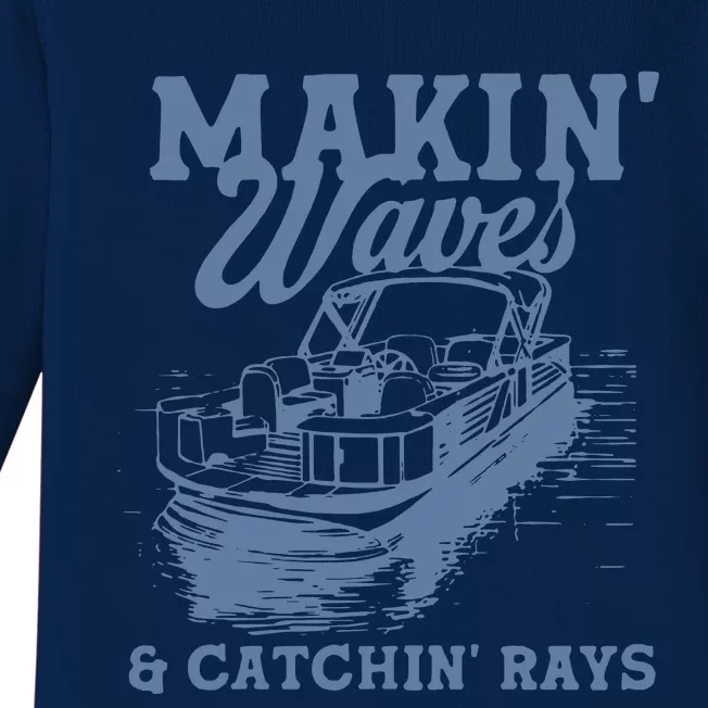 Makin Waves & Catchin Rays Baby Long Sleeve Bodysuit