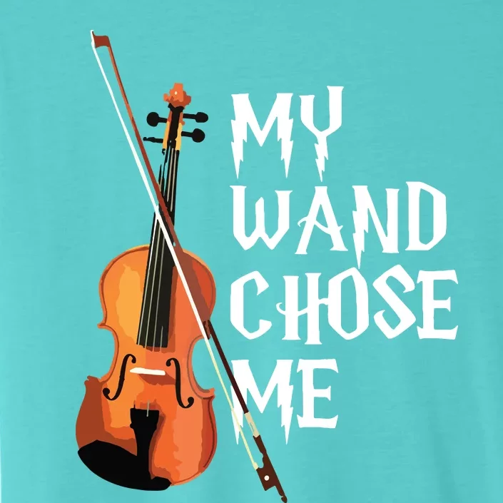 My Wand Chose Me Violin Violinist Gift Orchestra Tee ChromaSoft Performance T-Shirt