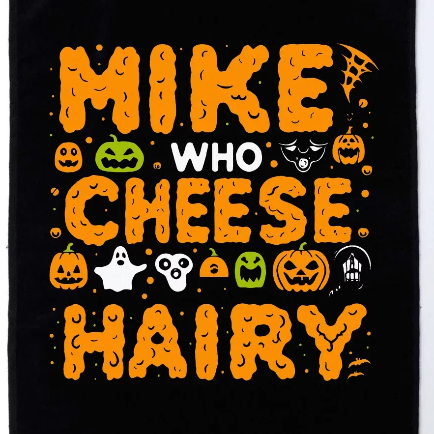 Mike Who Cheese Hairy Funny Word Play Meme Adult Humor Platinum Collection Golf Towel