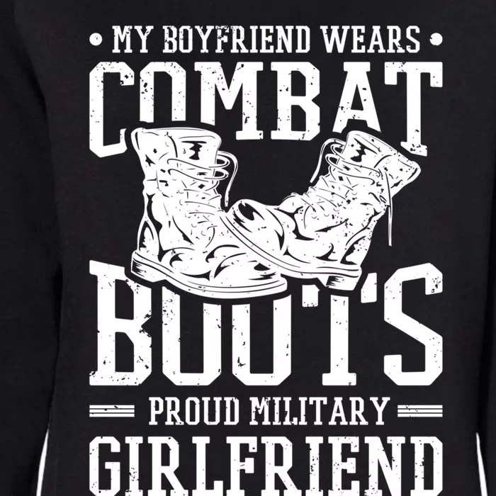 Military Wears Combat Boots Proud Army Friend Gift Womens California Wash Sweatshirt