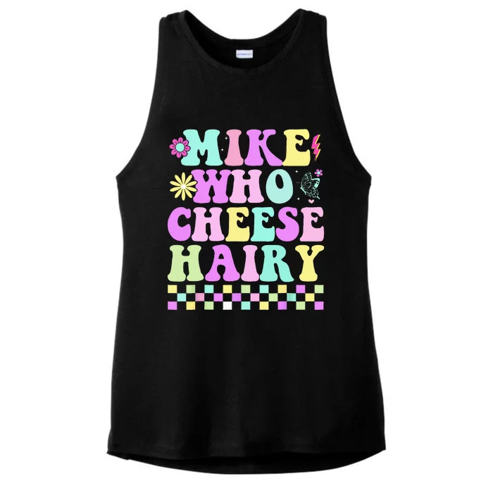 Mike Who Cheese Hairy Ladies Tri-Blend Wicking Tank