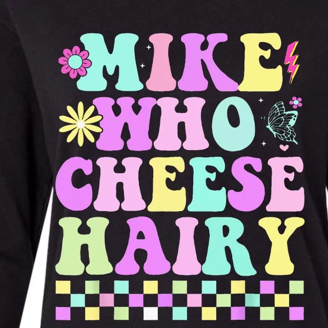 Mike Who Cheese Hairy Womens Cotton Relaxed Long Sleeve T-Shirt